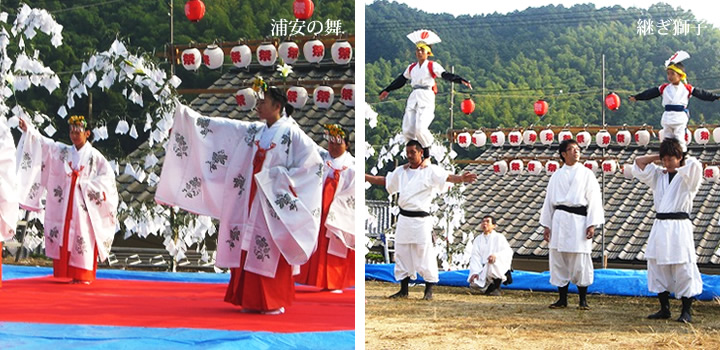 神輿温度と獅子舞